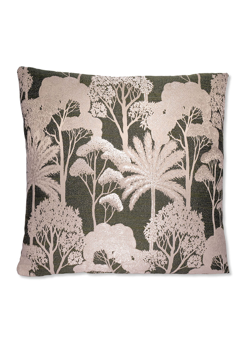 Yeşil Ağaç Desenli Yastık