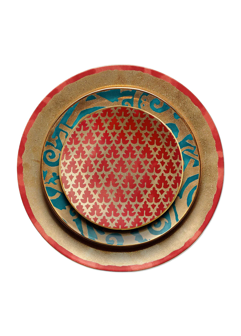 Fortuny 4'lü Kanepe Tabağı Seti